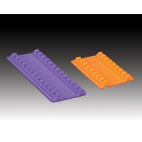 Plasdent SMALL SILICONE INSTRUMENT MAT, ( Capacity: 8 or 12, Dimension: 5³⁄₁₆" x 4⅛") - BEIGE